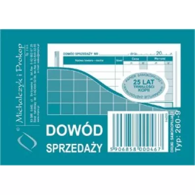 Michalczyk i Prokop Druk Dow�d Sprzeda�y wielokopiuj�cy A7