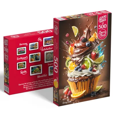 Puzzle 500 el. Crazy Cake CherryPazzi
