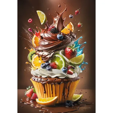 Puzzle 500 el. Crazy Cake CherryPazzi
