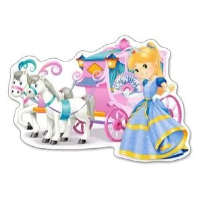 Puzzle 12 el. Ksi�niczka i kareta Castorland