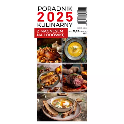 Kalendarz 2025 Tygodniowy Kulinarny z magnesem