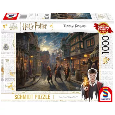 Puzzle 1000 el. PQ Thomas kinkade Harry Potter Ulica Schmidt