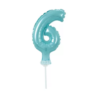 Godan Balon foliowy na patyczku BC-5BL6 Cyfra 6