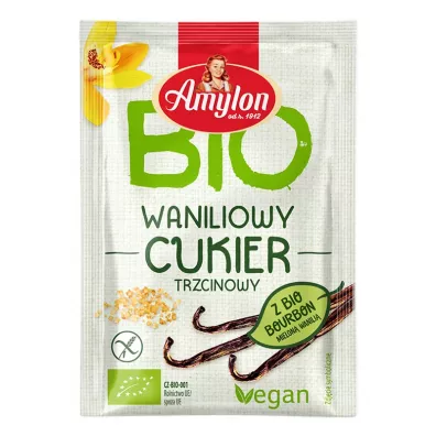Amylon Cukier waniliowy trzcinowy 20 g Bio