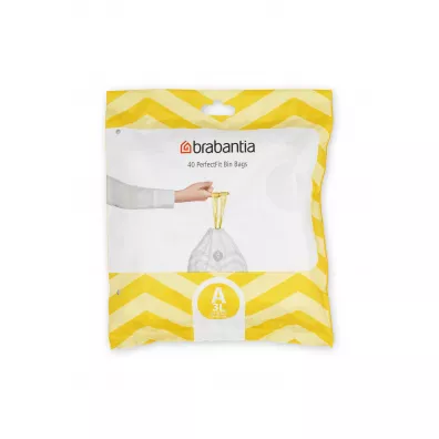 Brabantia Worki na mieci PerfectFit rozmiar A 3L 137600 40 szt.