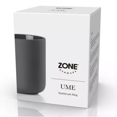 Zone Denmark Kubek na szczoteczki do zbw Ume grey 330398 Szary