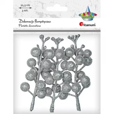 Titanum Gazki owocw winobluszczu srebrne srebrne 3 szt.