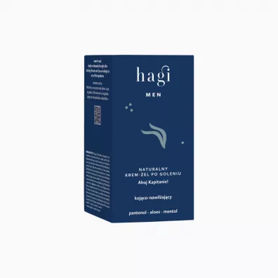 Hagi Cosmetics Ahoj Kapitanie, Naturalny krem-el agodzcy po goleniu 50 ml