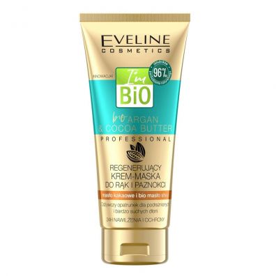 Eveline Cosmetics Professional regenerujący krem-maska do rąk i paznokci Bio Argan & Cocoa Butter 100 ml