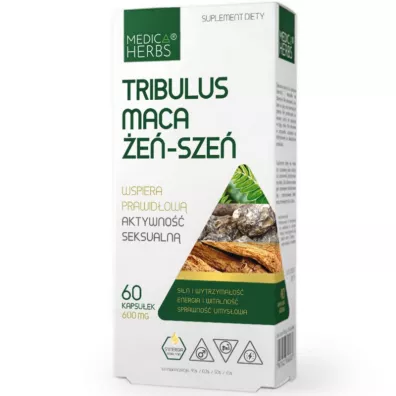 Medica Herbs Tribulus Maca �e�-Sze� - suplement diety 60 kaps.