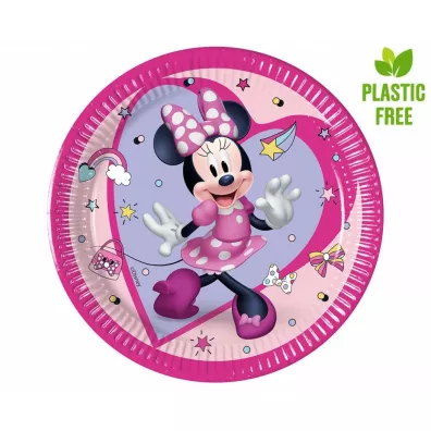Godan Talerzyki papierowe Minnie Junior 20cm 8 szt.