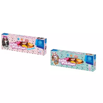 Astra Farby plakatowe Pieski 12 kolorw, 20 ml