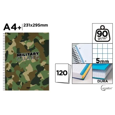Cervantes Notatnik A4+/120K ko�owy kratka moro