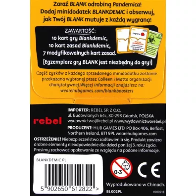 Blank. Blankdemic Rebel