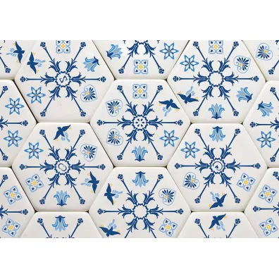 Honeycombs Blue - plastry miodu