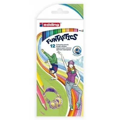 Edding Kredki Funtastics Dance 12 kolor�w