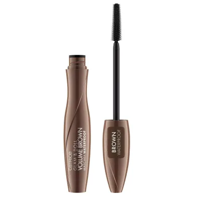 Catrice Glam&Doll Volume Brown Mascara Waterproof wodoodporny tusz do rz�s Br�zowy 10 ml