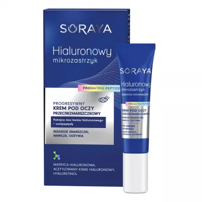 Soraya Hialuronowy Mikrozastrzyk krem pod oczy 15 ml