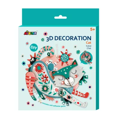Dekoracja 3D Kot Avenir