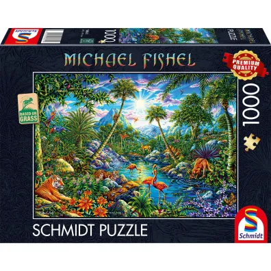 Puzzle 1000 Michael Fishel Rajska wyspa Schmidt