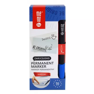 MemoBe Marker permanentny ohp mm252 ko�c�wka m 1-1,5 mm niebieski