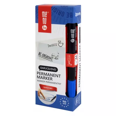 MemoBe Marker permanentny ohp mm252 ko�c�wka m 1-1,5 mm niebieski
