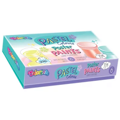 Patio Farby plakatowe Pastel 6 x 20 ml