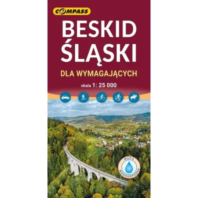 Beskid �l�ski dla wymagaj�cych mapa laminowana skala 1 : 25 000