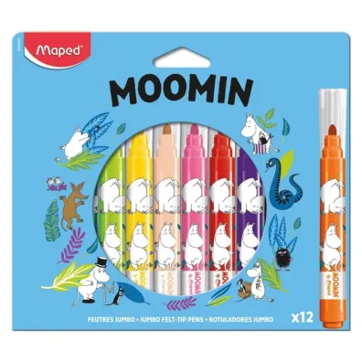 Flamastry Muminki Jumbo 12 szt MAPED