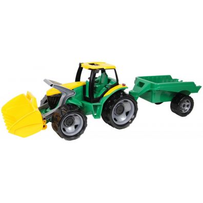 Traktor z przyczep i yk 108 cm Luzem w kartonie Lena