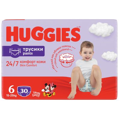 Huggies Pieluchomajtki Jumbo 6 Uni ND High PANTS (15-25 kg) 30 szt.