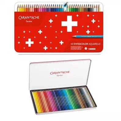 Carandache Kredki z efektem akwareli 40 szt.