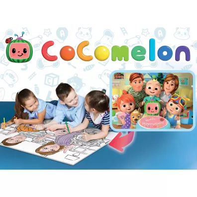 Puzzle dwustronne pod�ogowe 35 el. Cocomelon. Najlepsi przyjaciele Lisciani
