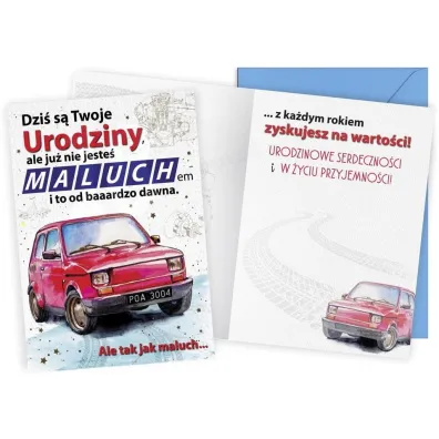 Kukartka Karnet Urodziny
