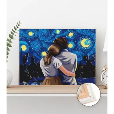 Twoje Hobby Malowanie po numerach - Wiecz�r pod gwiazd. 40x50cm