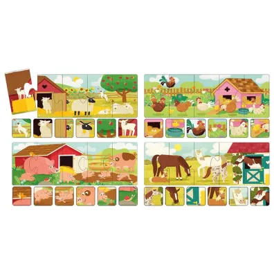 Zagroda 1   puzzle obserwacyjne ADAMIGO 8001