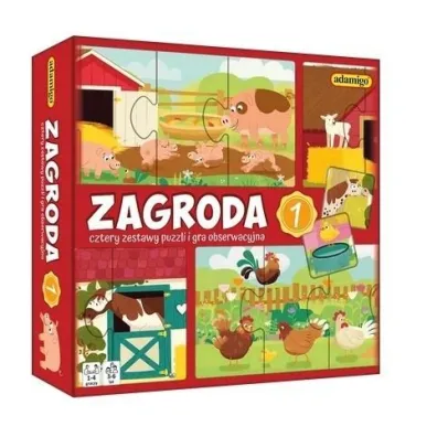 Zagroda 1   puzzle obserwacyjne ADAMIGO 8001