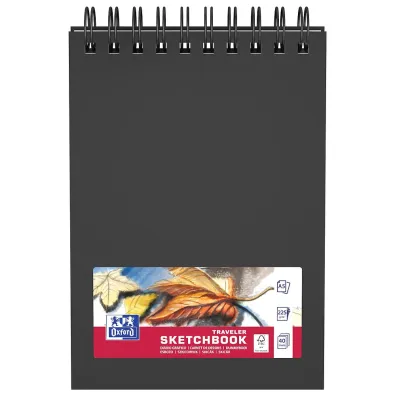 Oxford Szkicownik Traveler Sketchbook podw�jna spirala A5 40 kartek
