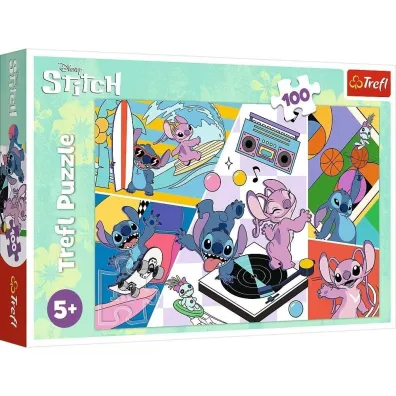 Puzzle 100 el. Wspomnienia Lilo&Stitch Trefl