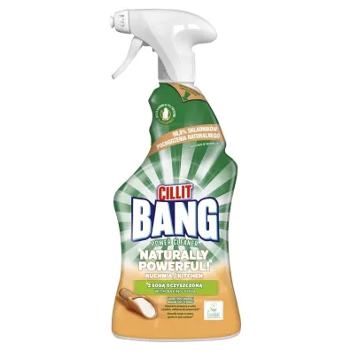 Cillit Bang Naturally Powerful spray czyszcz�cy do kuchni z sod� oczyszczon� Ecolabel 750 ml