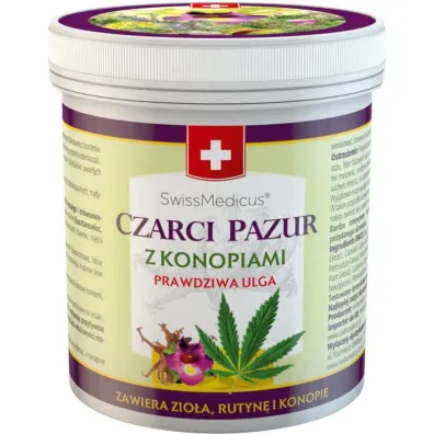 Herbamedicus Czarci Pazur z konopiami 500 ml