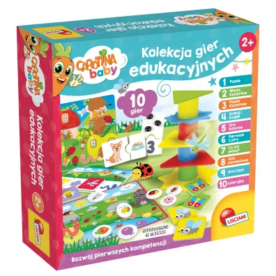 Carotina Baby. Kolekcja gier edukacyjnych Lisciani