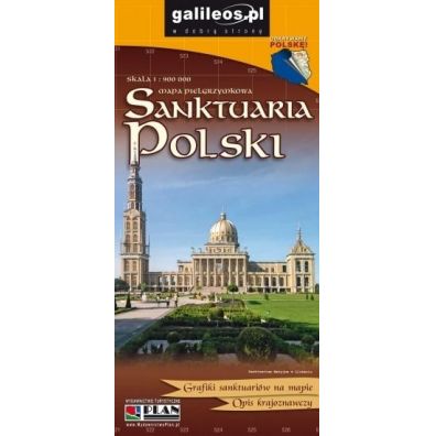 Mapa - Sanktuaria Polski 1:900 000