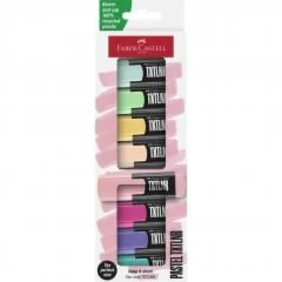 Faber-Castell Zakre�lacz mini txtlnr 8 kol. pastel.opakowanie kartonowe