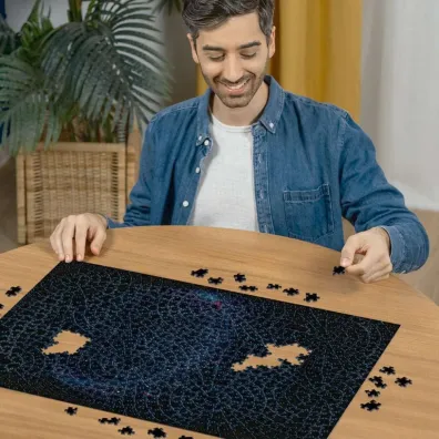 Puzzle 881 el. Krypt Universe Glow Ravensburger