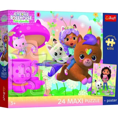 Puzzle 24 elementy Maxi Gabby na Ratunek TREFL 14389 TR