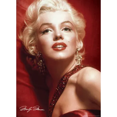 Puzzle 1000 el. Marilyn Monroe czerwony portret Eurographics