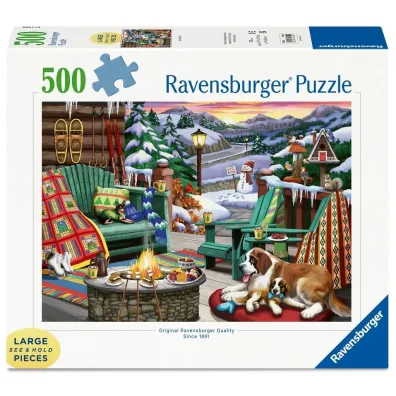Puzzle 2D 500 el. Zimowy klimat Ravensburger