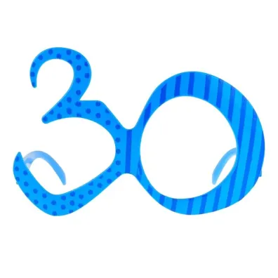 Godan Okulary 30 urodziny niebieskie