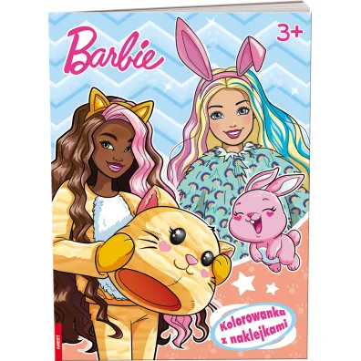 BARBIE. KOLOROWANKA Z NAKLEJKAMI